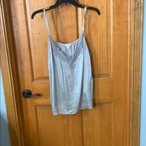 Silver camisole